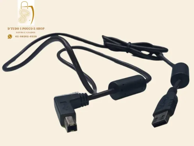 Cabo USB-A para Mini USB-B-câmeras,  PS3 ou impressoras, 