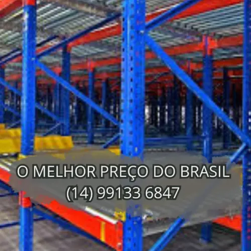 Porta palete estante de aço para galpão 