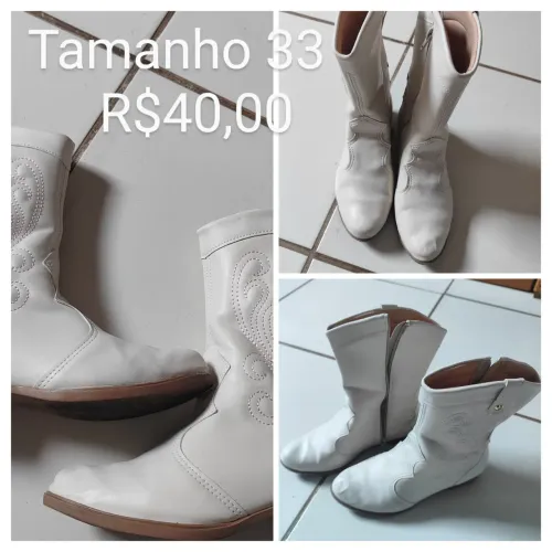 Bota texana feminina infantil