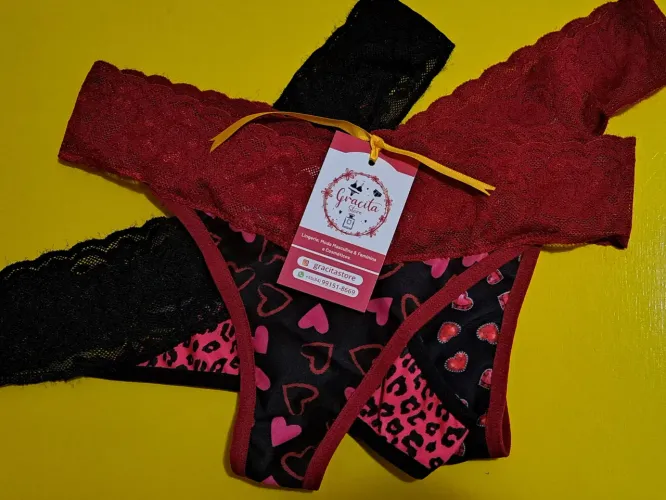 Kit com Calcinhas fio dental @GracitaStore