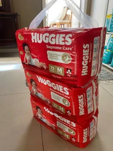 Fralda Huggies - Supreme care (tamanho M)