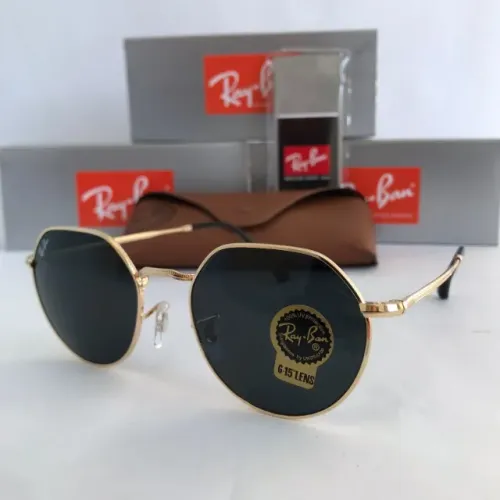 Óculos de sol ray-ban jack tradicional lentes de cristal