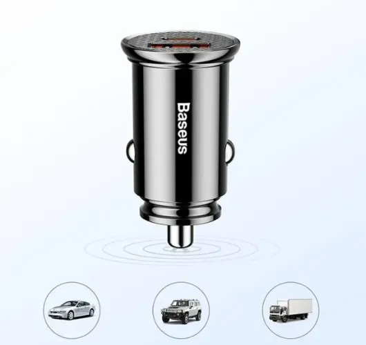 Carregador Veicular Baseus 30W 5A Rápido