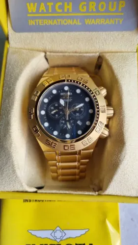Relógio Masculino Invicta Subaqua Noma Iv 13752 50mm Dourado