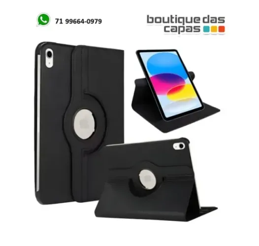 Capa GIRATORIA 360 Couro Para iPad 11" A16 11 Polegadas 2025 A3354 A3355 A335