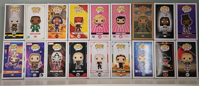 Kit com 6 funkos : a escolha dos disponíveis na foto