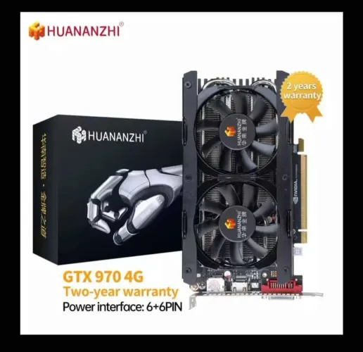 Placa de Vídeo NVidia Geforce GTX 970 4GB Huananzhi