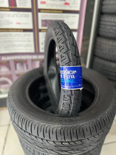 Pneu 80/100/14 traseiro de BIZ uso c/camara marca VIPAL (instalação grátis)