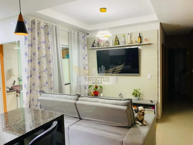 Apartamento sem Condomínio Mobiliado com 2 Quartos para Alugar, 70m² - Vila Valparaíso, Sa