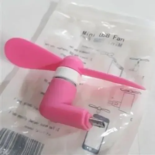 Mini ventilador para celular micro usb v8