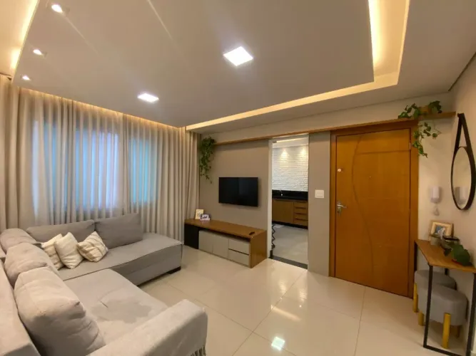 Apartamento com área gourmet para venda, 2 quartos no Piratininga (venda Nova), Belo Horiz