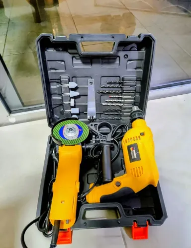 Kit Furadeira + Esmerilhadeira + Maleta e Acessórios.<br>Promoção De R$ 350 Por Só R$ 299