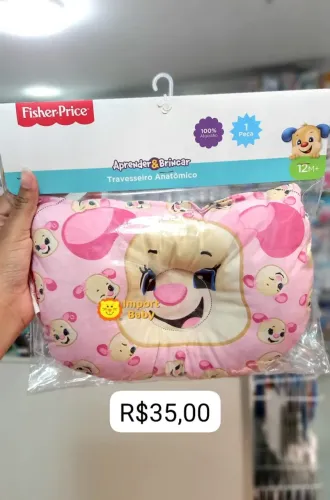 Travesseiro Anatômico para bebê, modelos e valores diversos