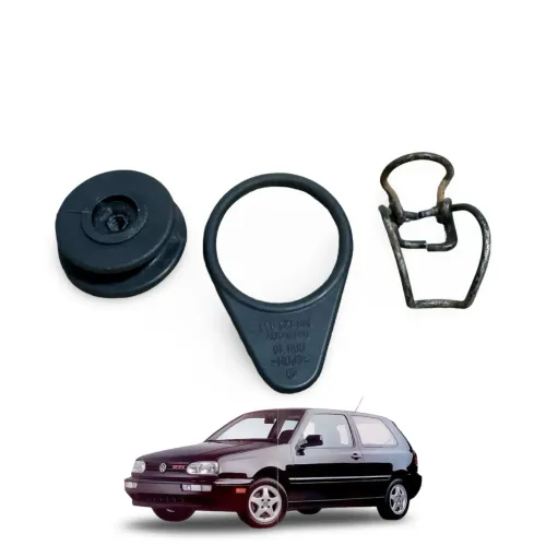 Presilha caixa filtro de ar Golf mk3 original kit 3 peças