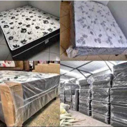 Cama Box Casal com Colchão Ortopédico