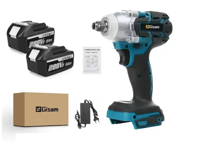 Chave de impacto 18v 520N.M elétrica Gisam