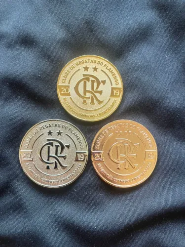 Medalhas bi-libertadores 2019 flamengo