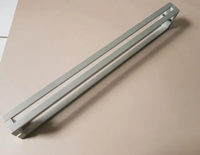 Puxador Duplo para Porta Pivotante - Alumínio (60 cm)
