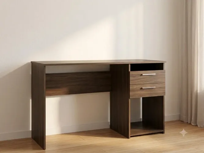 Escrivaninha MDF Marrom Madeira