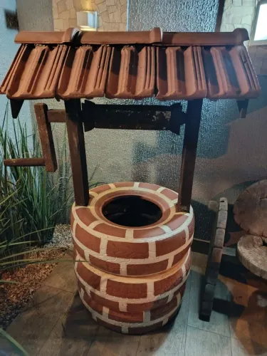 poço decorativo