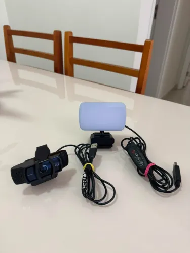 Webcam Logitech C920E 1080p + Iluminação