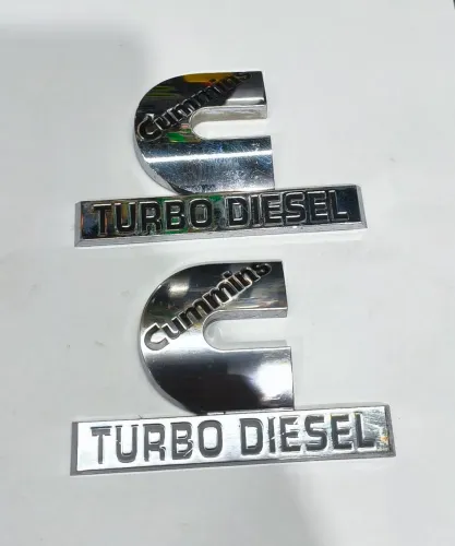 Par de emblemas Cummins Turbo Diesel Dodge ram 2500 3500