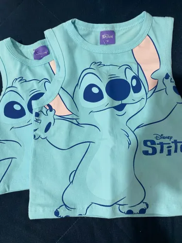 Regata Stitch Disney infantil nova - 4 e 10 anos