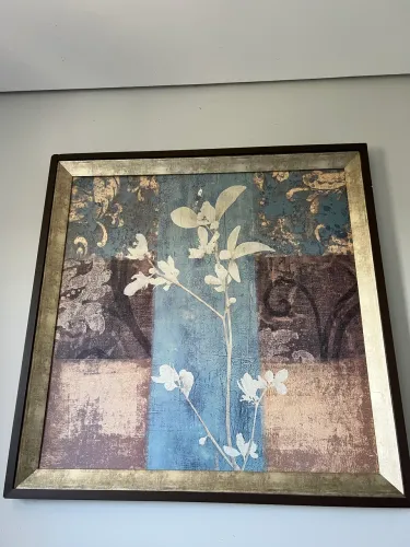 Quadro Decorativo Grande com Moldura - Excelente Estado