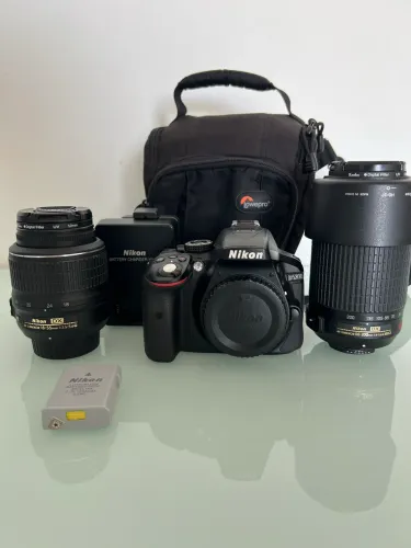 Nikon D5300 + 2 Lentes + Bolsa