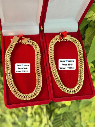 Pulseira de ouro 18k Novas | Certificado de garantia | qualidade garantida
