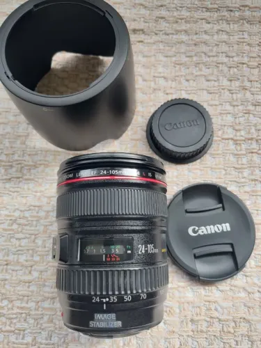 Lente Canon EF 24-105mm 1:4 L IS USM<br>Valor 4100