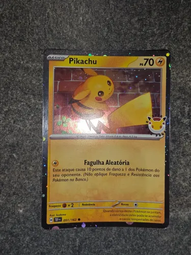 Carta de pokêmon picachu dia do pokêmon 2026