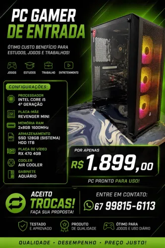 Pc gamer de entrada