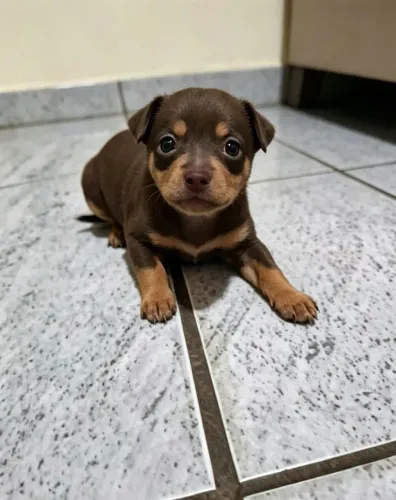 Pinscher chocolate