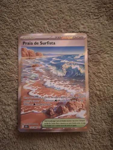 Carta pokemon praia de surfista