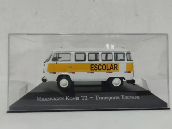 miniatura da Volkswagen Kombi T2 de Transporte Escolar