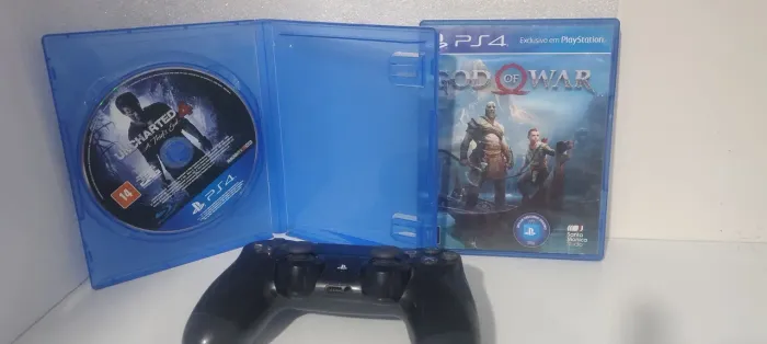 Controle original de ps4, jogos de ps4