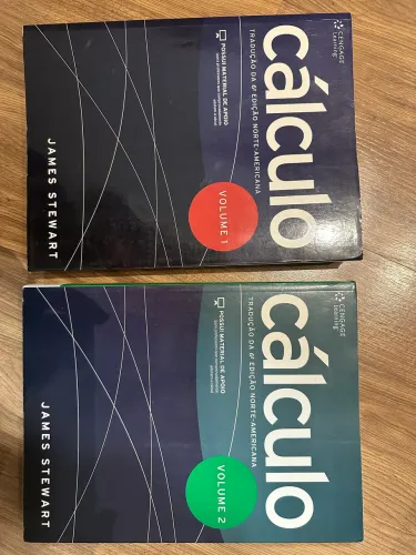 Livros Calculo - volume 1 e 2 - 6ª edição