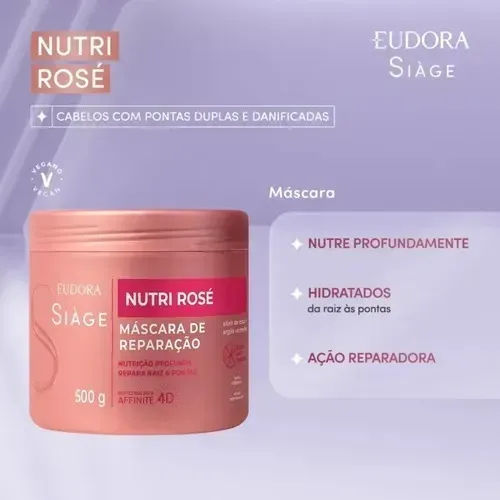 MÁSCARA SIÀGE NUTRI ROSÉ 500G