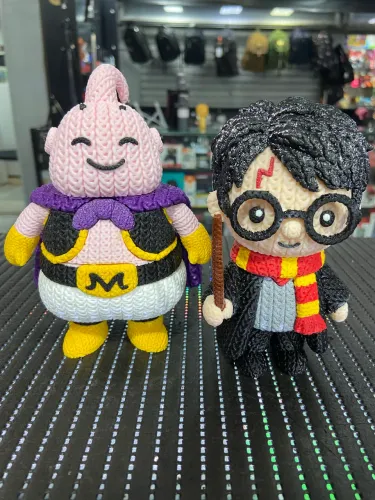 Harry potte & majin boo croche bonecos 3D