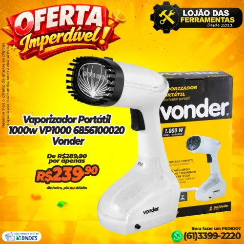 Vaporizador Portátil 1000w VP1000 6856100020 Vonder