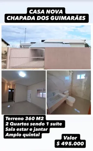 Casa terrea em chapada dos Guimarães