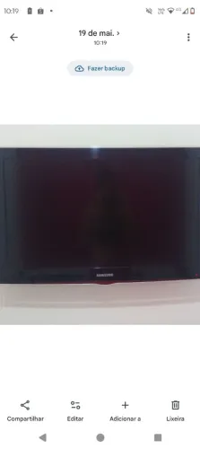 TV SAMSUNG LED 32 POLEGADAS USADA SEM A BASE SÓ PARA COLOCAR NA PAREDE OU PAINEL