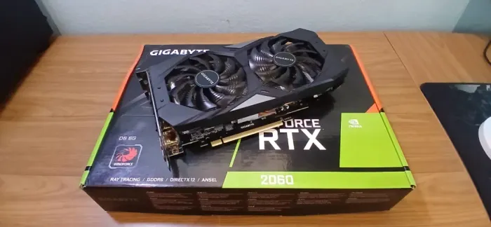 Placa de Video Gigabyte GeForce RTX 2060 D6, 6GB, GDDR6