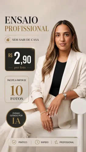 Ensaio fotográfico por IA