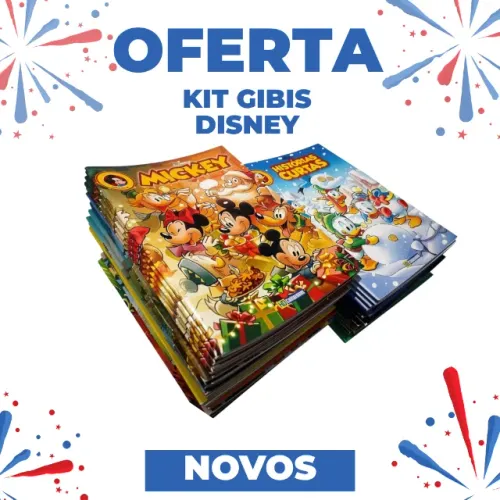 kit 5 gibis quadrinhos disney mickey donald tio patinhas revistas em quadrinhos novos