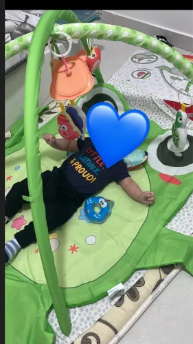 Tapete móbile de atividades pra bebê 