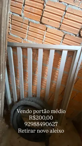 Portão de alumínio