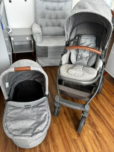 Carrinho de bebê ABC Design Trio Como4 - Powder Travel System