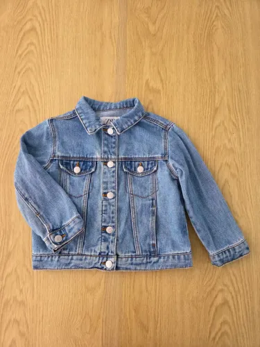 jaqueta jeans zara infantil 18-24 meses